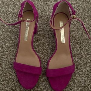 Fuchsia heels , never worn.